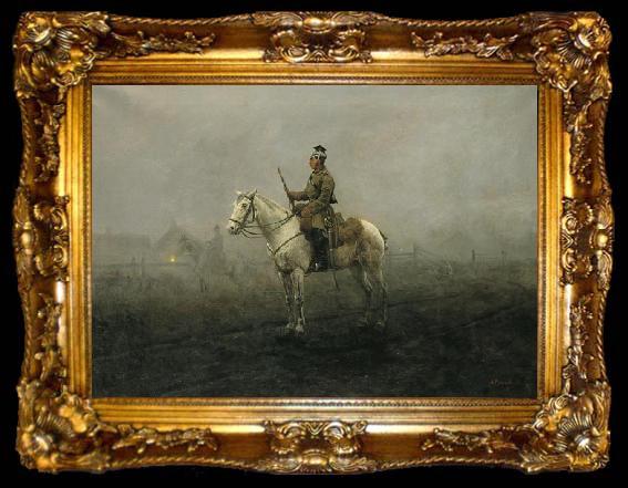 framed  Antoni Piotrowski Lurking in fog, ta009-2